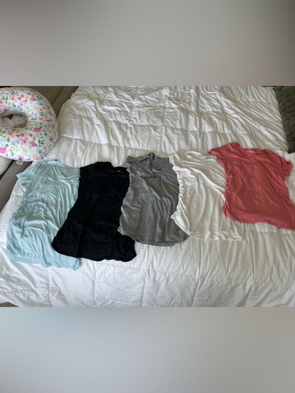 Isabel Maternity V Neck Tee Bundle